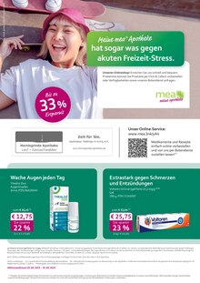 Aktueller mea - meine apotheke Prospekt (Sasbachwalden, 4 Seiten zum blättern mea - meine apotheke Prospekt Unsere Mai-Angebote mit 4 Seiten