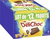 Promo Biscuits Chocolat au lait DéliChoc à 14,67 € dans le catalogue Géant Casino "Maxi lot, maxi éco"