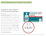 Lopedium akut lingual bei LINDA im Aschaffenburg Prospekt für 8,25 €