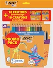 Lot de 2 pochettes de coloriage - BIC KIDS en promo chez Intermarché Contact Reims à 4,49 €