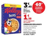 Céréales - Kellogg's en promo à 1,38 € chez Hyper U Céréales - Kellogg's dans le catalogue Hyper U