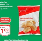 Weizen- oder Ciabattabrötchen von Jeden Tag im aktuellen GLOBUS Prospekt
