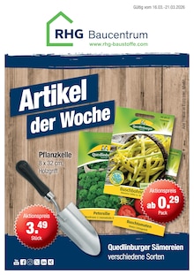 Aktueller RHG Baucentrum Prospekt für Oelsnitz (Erzgebirge) und Ungebung, Seite zum blättern RHG Baucentrum Prospekt Artikel der Woche mit Seite in Oelsnitz (Erzgebirge) und Umgebung