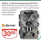 Wildtier- u. Überwachungskamera WCT-8016 Angebote von denver bei GLOBUS Viersen für 30,00 €