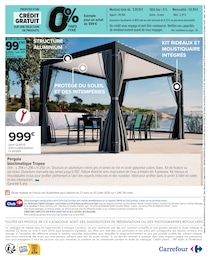 Offre Pergola dans le catalogue Carrefour du moment à la page 2