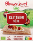 Bio Backwaren im tegut Prospekt Blumenbrot Bio-Knusperbrot Kastanien Süße von Le Pain des fleurs im aktuellen tegut Prospekt für 2,49 €