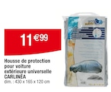 Housse de protection pour voiture extérieure universelle - CARLINEA en promo chez Carrefour Sarcelles à 11,99 €