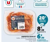 Crevette cuite à Super U dans Maransin Crevette cuite à Super U dans Maransin