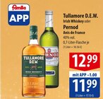 Tullamore D.E.W. Irish Whiskey oder Pernod Anis de France Angebote bei famila Nordost Gifhorn für 11,99 €