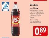 Aktuelles Vita Cola oder Limo Angebot bei famila Nordost in Stralsund ab 0,89 €