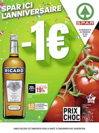 Catalogue Spar à Le Havre, avec 9 pages Prospectus Spar à Le Havre, "Spar ici l'anniversaire", 9 pages, 18/05/2022 - 29/05/2022
