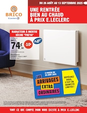 Prospectus E.Leclerc à Bordeaux, "UNE RENTRÉE BIEN AU CHAUD À PRIX E.LECLERC", 12 pages de promos valables du 26/08/2025 au 13/09/2025
