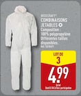 Combinaisons jetables - DECO CRAFT en promo chez Aldi Combinaisons jetables - DECO CRAFT dans le catalogue Aldi