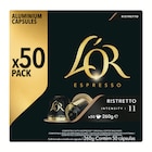 Capsules de café Ristretto N°11 - L'OR - Intermarché Super à Montbéliard Capsules de café Ristretto N°11 - L'OR en promo chez Intermarché Super Montbéliard à 7,07 €