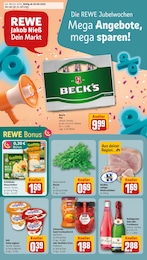 REWE Prospekt "Dein Markt" für Niederstotzingen, 34 Seiten, 29.09.2025 - 04.10.2025