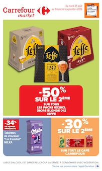 Catalogue Carrefour Market de la semaine 34, "Carrefour market", page 1, 25/08/2026 - 06/09/2026 Prospectus Carrefour Market en cours, "Carrefour market", page 1 sur 19