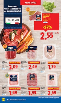 Promo Charcuterie Italienne dans le catalogue Lidl du moment à la page 26