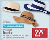 Strandhut im Angebot bei ALDI Nord in Rheine Strandhut Angebote von UP2FASHION bei ALDI Nord Rheine für 2,99 €