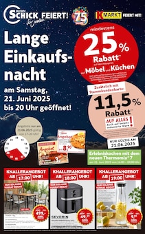 Wohn Schick Prospekt Haigerloch "Lange Einkaufsnacht" mit 6 Seiten