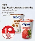 Soya Frucht-Joghurt-Alternative Natur Mandel im V-Markt Prospekt Soya Frucht-Joghurt-Alternative Natur Mandel von Alpro im aktuellen V-Markt Prospekt für 1,49 €