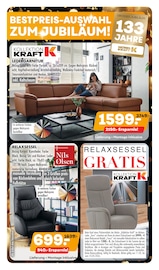 Aktueller Möbel Kraft Möbel & Einrichtung Prospekt in Schöneiche und Umgebung, "BESTPREIS-AUSWAHL ZUM JUBILÄUM!" mit 16 Seiten, 11.03.2026 - 14.04.2026