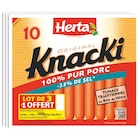 Knacki original -25% de sel x10 - HERTA dans le catalogue Intermarché Super