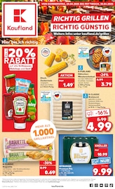 Aktueller Kaufland Prospekt mit Brot, "RICHTIG GRILLEN - RICHTIG GÜNSTIG", Seite 1