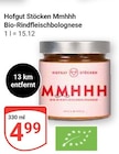 Bio-Rindfleischbolognese im Angebot bei GLOBUS in Siegen Bio-Rindfleischbolognese Angebote von Hofgut Stöcken Mmhhh bei GLOBUS Siegen für 4,99 €