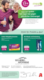 mea - meine apotheke Prospekt der Woche "Unsere April-Angebote" Seite 1, 01.04.2026 bis 30.04.2026 für Stuttgart Aktueller mea - meine apotheke Prospekt "Unsere April-Angebote" Seite 1 von 4 Seiten für Stuttgart
