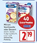 Vanillesoße von Milram für 2,19 € bei EDEKA im Angebot Vanillesoße von Milram im aktuellen EDEKA Prospekt