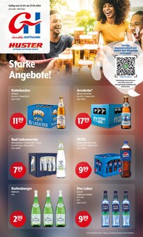 Aktueller Getränke Hoffmann Prospekt "Aktuelle Angebote" Seite 1 von 8 Seiten für Niederdorf