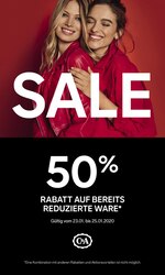 C&A Prospekt "FEEL GOOD FASHION", 1 Seiten, für Dormagen, 24.01.2020 - 25.01.2020 C&A Prospekt "FEEL GOOD FASHION", 1 Seiten, für Dormagen, 24.01.2020 - 25.01.2020