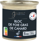 Bloc de foie gras de canard - Gourmet Finest Cuisine en promo à 6,99 € chez Aldi Bloc de foie gras de canard - Gourmet Finest Cuisine dans le catalogue Aldi