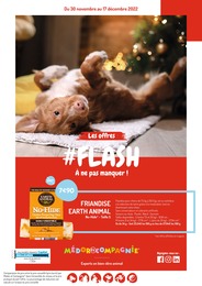 Catalogue Médor et Compagnie avec 6 pages de promos Prospectus Médor et Compagnie, "Les offres #flash à ne pas manquer !", pages, 30/11/2022 - 17/12/2022