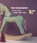 Holz-Schaukelpferd für 9,99 € bei Thomas Philipps im Angebot Holz-Schaukelpferd im aktuellen Thomas Philipps Prospekt