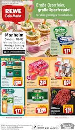 Lebensmittel im REWE Prospekt in Dormagen Aktueller REWE Prospekt mit Lebensmittel, "Dein Markt", Seite 1
