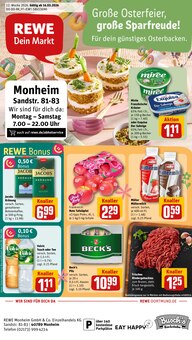 Bier im REWE Prospekt "Dein Markt" mit 30 Seiten (Dormagen)