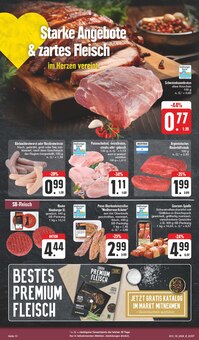 Steak im EDEKA Prospekt "Wir lieben Lebensmittel!" mit 24 Seiten (Jena)