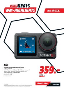 Kamera im MediaMarkt Saturn Prospekt "WM SPAR HATTRICK" mit 20 Seiten (Freiburg (Breisgau))