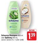 7 Kräuter Shampoo Angebote von Schauma bei E center Rodgau für 1,39 €