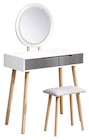 Schminktisch mit Spiegel und Hocker im aktuellen porta Möbel Prospekt