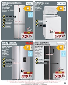 Kühlschrank im POCO Prospekt "Volle Kraft voraus: Groß-Elektro bei POCO" mit 6 Seiten (Fürth)