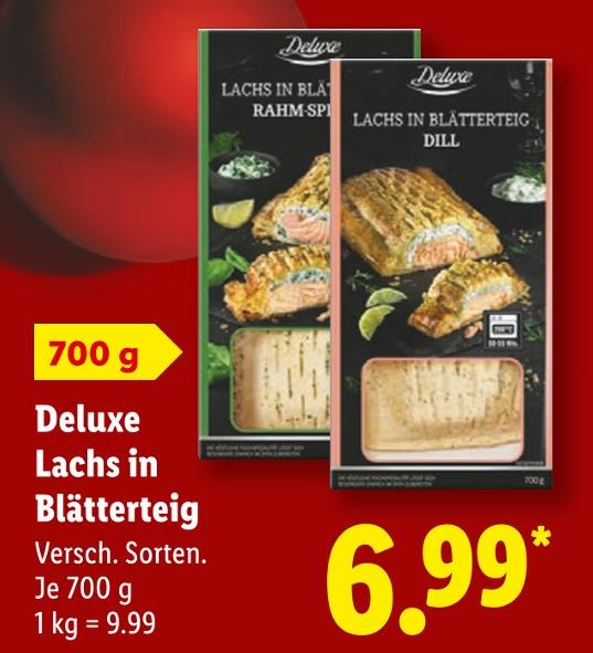 Lachs in Blätterteig Dill