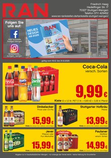 Coca Cola im aktuellen RAN Prospekt (Ludwigsburg) Coca Cola im RAN Prospekt "RAN" mit 2 Seiten (Ludwigsburg)