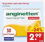Anginetten dolo akut Honig Angebote bei Netto Marken-Discount Dortmund für 2,99 €