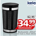 Wäschesammler „SEVILLA“ von Kela im aktuellen Segmüller Prospekt für 34,99 €