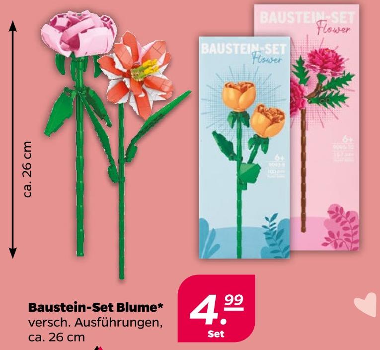 Baustein-Set Blume