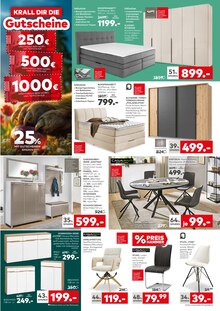Boxspringbett im porta Möbel Prospekt "KRALL DIR DIE GUTSCHEINE" mit 4 Seiten (Frankfurt (Main))