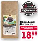 Edition Scheck Espresso Angebote von Check-in Kaffeerösterei bei E center Heidelberg für 18,99 €