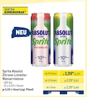 Sprite Absolut Zitrone-Limette- Wassermelone im METRO Prospekt Sprite Absolut Zitrone-Limette- Wassermelone von im aktuellen METRO Prospekt für 2,37 €